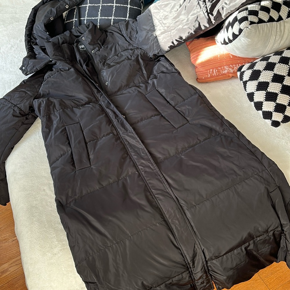 Zara Water/Wind Resistant Below-Knee Puffer